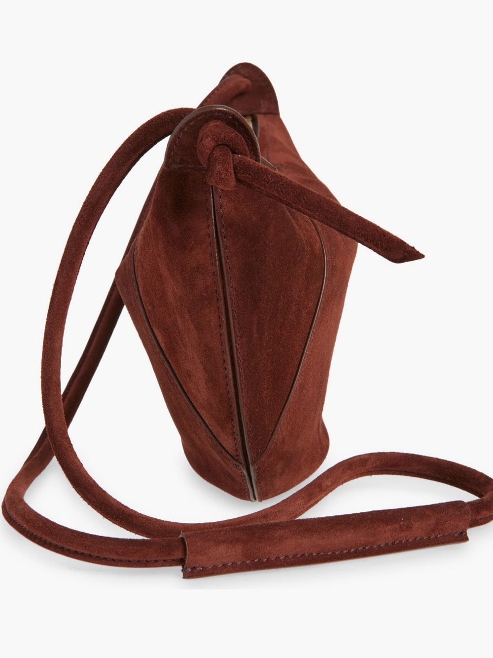 Mansur Gavriel Mini Fortuna Suede Shoulder/Crossbody Bag - Picture 6 of 15
